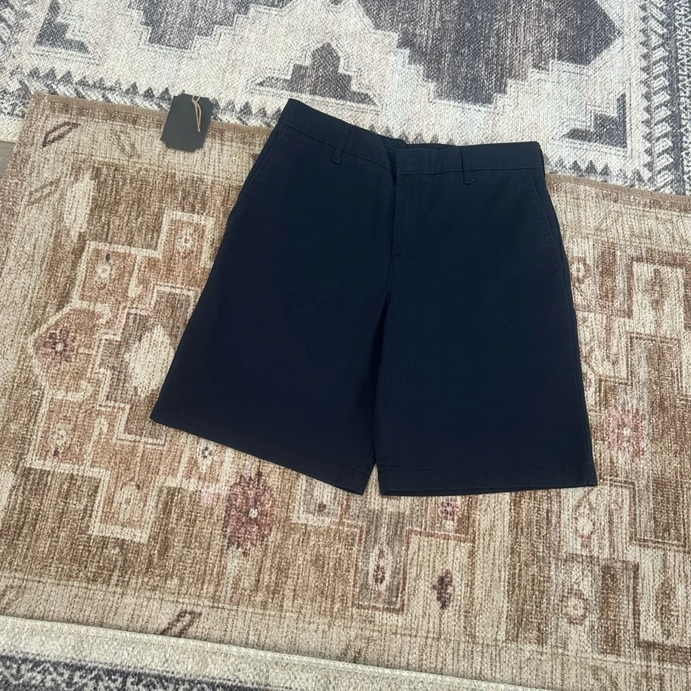 Flynn O’Hara Boys Navy Blue Chino Shorts Uniform Shorts Size 30w Twill Walking